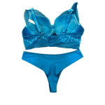 Conjunto Renda Azul Turquesa M(42)