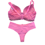 Conjunto Renda Rosa Pantera M (42)