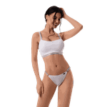 Conjunto Top Com Bojo E Calcinha Fio Conforto Branco M