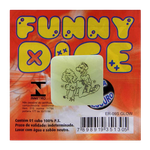 Dado Funny Dice Hetero Simples Brilha no Escuro