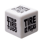 Dado Strip Tease Unissex Simples Saquinho Diversao Ao Cubo 