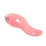Estimulador Clitoriano Em Formato De Língua Com Aquecimento