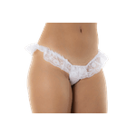 Fio Dental Sainha Sexy Cor Branco 
