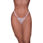 Fio Dental Tube Bordado Bunda Rica Branca