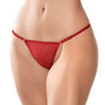 Fio Dental Vermelho Frase Pronta Strass Boqueteira Tamanho U