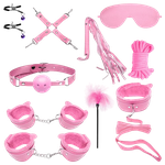 Kit com 10 Itens Sado Erótico Bandage Sexy Import