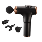  Massageador Pistola Com 4 Variações De Pontas