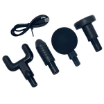  Massageador Pistola Com 4 Variações De Pontas