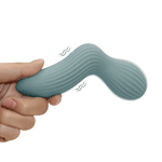 Mini Massageador Revestido Em Silicone Liquido