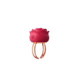 Mini Vibrador Anel Em Formato De Rosa