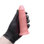 Pênis De Borracha Maciça Polivinílico 14 x 3,4 CM Natural