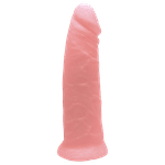 Pênis De Borracha Maciça Polivinílico 14 x 3,4 CM Natural