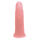 Pênis De Borracha Maciça Polivinílico 14 x 3,4 CM Natural