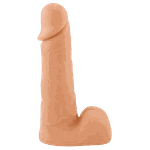 Pênis Reaslistico Com Escroto Macico 18 X 4 CM 