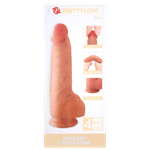 Pênis Super Realista Com Ventosa 24,2 X 5,5CM