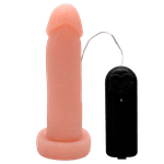 Pênis Vibrador Cyber Vertebrado 15,5 X 3,7Cm 