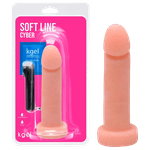 Pênis Vibrador Cyber Vertebrado 15,5 X 3,7Cm 