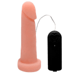 Pênis Vibrador Cyber Vertebrado 15,5 X 3,7Cm 