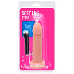 Pênis Vibrador Cyber Vertebrado 15,5 X 3,7Cm 