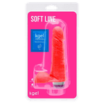 Penis vibrador Multivelocidade Colors 17,5 x 3,8CM Kgel