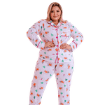 Pijama Americano Raposa Branca Plus Size