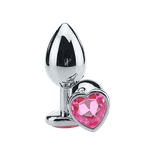 Plug Anal Coração Cor Rosa Tamanho G (44)
