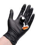 Plug Anal De Coração Laranja Tamanho M