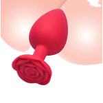 Plug Anal Em Silicone Rosa M