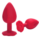 Plug Anal Em Silicone Rosa P