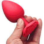 Plug Anal Em Silicone Rosa P