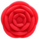 Plug Anal Em Silicone Com Base De Flor P 