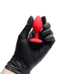 Plug Anal Em Silicone Com Base De Flor P 