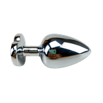 Plug Anal De Aço Inoxidável Formato Coração Pink Tamanho G