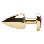 Plug Anal P Coração Unique Gold ABS 