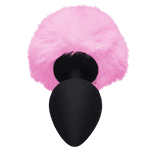 Plug Anal Silicone Pompom Tamanho G Sexy Rosa 