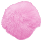 Plug Anal Silicone Pompom Tamanho G Sexy Rosa 
