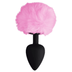 Plug Anal Silicone Pompom Tamanho G Sexy Rosa 