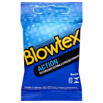 Preservativo Action Texturizado 03 Unidades Blowtex