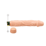 Pênis Vibrador Silicone 22,5X4,5CM Baile Sexy Import