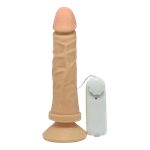 Prótese Com Vibro E Ventosa 19,5 x 4cm Êxtase