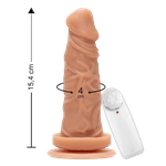 Prótese Maciça Com Vibro 15,4X9CM