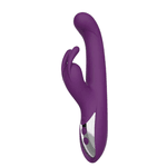 Super Vibrador Ponto G Com Estimulador Rabbit Roxo