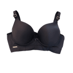 Sutiã Copa Em Microfibra Preto com Bojo 46 e Aro