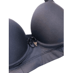 Sutiã Copa Em Microfibra Preto com Bojo 46 e Aro