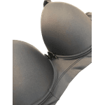 Sutiã Copa Em Microfibra Preto com Bojo 54 e Aro