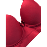 Sutiã Copa Em Microfibra Vermelho Cereja com Bojo 44 e Aro