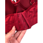 Sutiã Copa Em Microfibra Vermelho Cereja com Bojo 44 e Aro