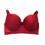 Sutiã Copa Em Microfibra Cereja com Bojo 46 e Aro