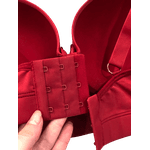 Sutiã Copa Em Microfibra Cereja com Bojo 46 e Aro