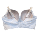 Sutiã Copas em Microfibra e Renda Branco com Bojo 48